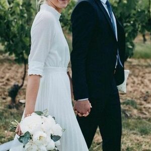 Tea length wedding dress